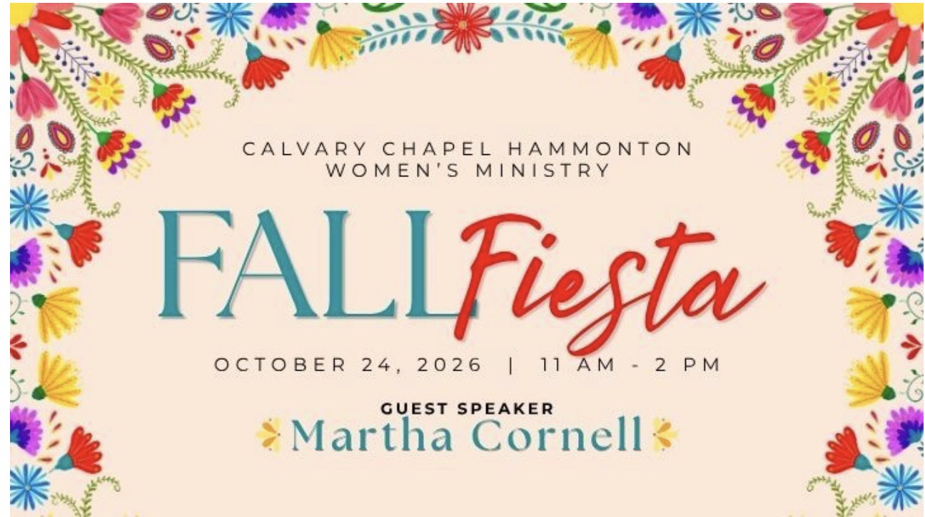 Women’s Ministry Fall Fiesta artwork